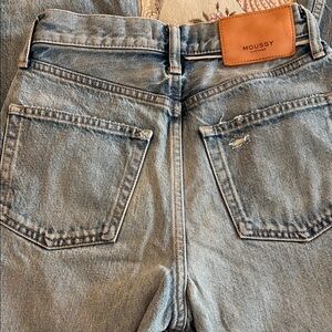 Moussy Vintage Light Blue Denim Pants, 25